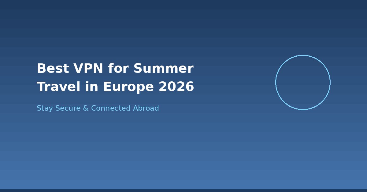 Best VPN for summer travel in Europe 2026